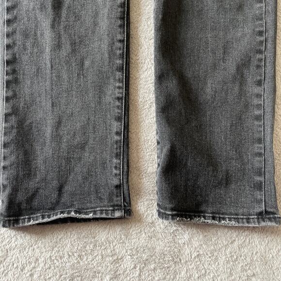 Baldwin Kansas City Jeans 32 Grey Selvedge Henley Rango Slim Straight Button Fly - Picture 12 of 14